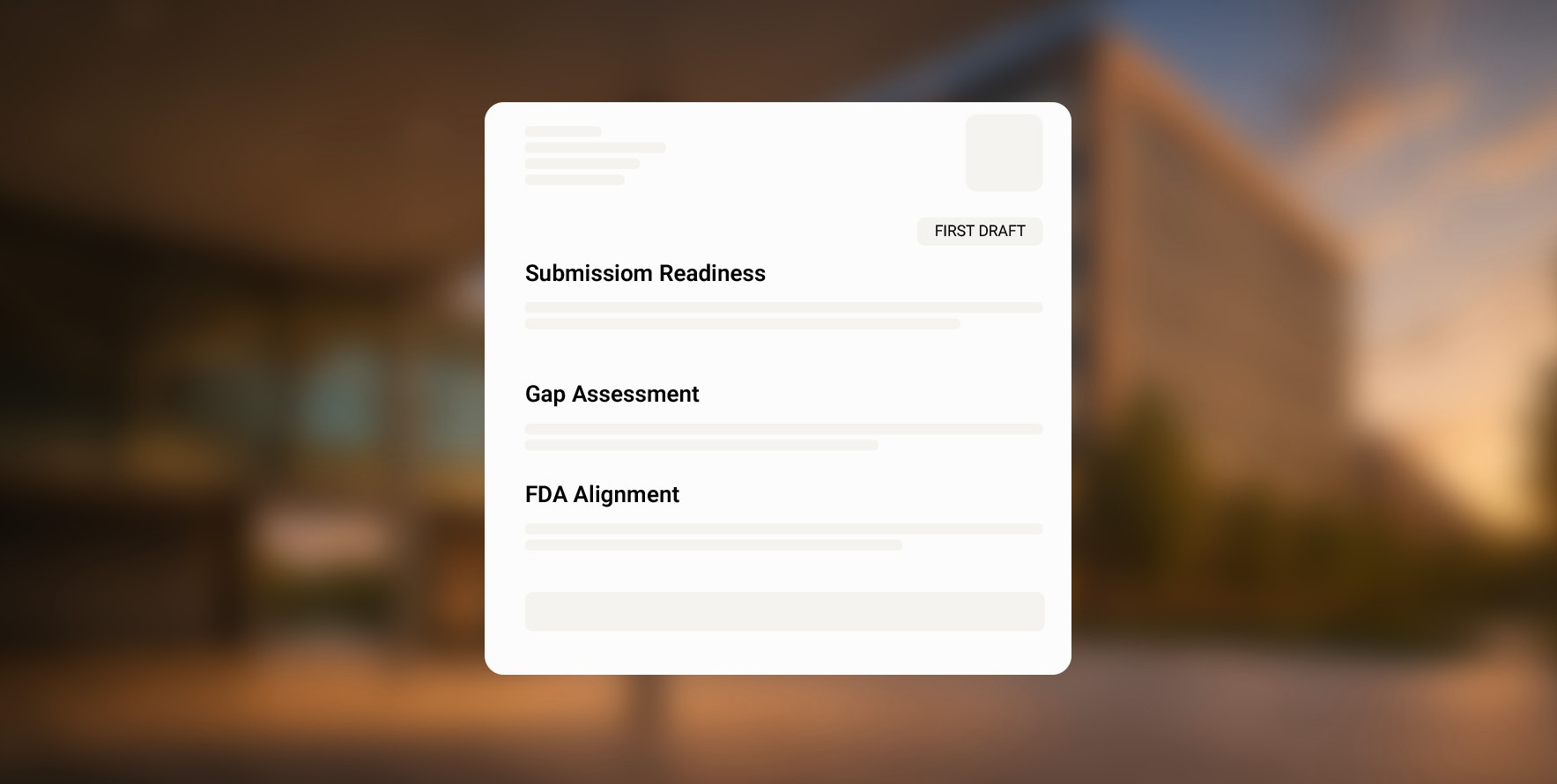Get your FDA assessment